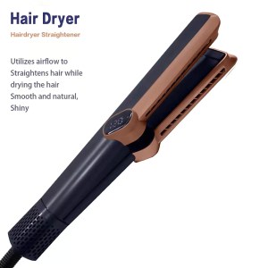 2-in-1 Hair Straightener & Curler Dryer – Professional Styling Tool