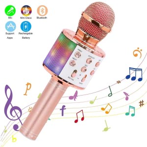 Wireless Karaoke Microphone – Bluetooth Handheld Speaker