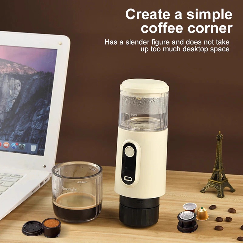Wireless Portable Italian Coffee Machine – Electric & Compact - Image 2