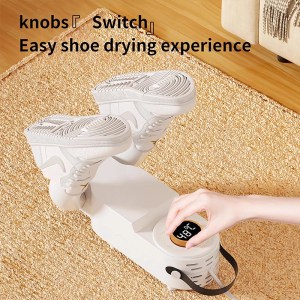 Keep your shoes fresh, dry, and bacteria-free with this intelligent shoe dryer. Featuring UV sterilization, a telescopic design, and a built-in timer, it’s perfect for drying boots, sneakers, and more.  🔑 Key Features:  🔥 Efficient Drying – Gently removes moisture and odor 🕒 Smart Timer – Set drying duration for safety and convenience 💡 UV Sterilization – Helps eliminate bacteria and odor 📏 Telescopic Design – Adjustable length for all shoe sizes 🔌 220V EU Plug – Ready to use in standard EU outlets 🧳 Compact & Portable – Great for home or travel use
