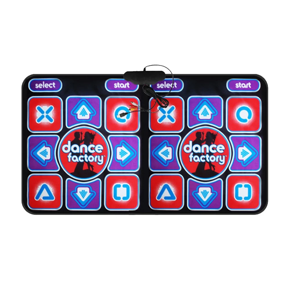 Dual Player Dance Mat TV Game – Dancing Pad with 2 Game Controllers, AV Output, English UI - Image 8