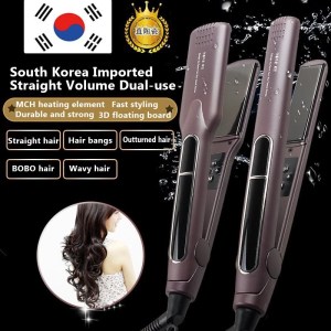 Fun Kor Korea Hair Iron – Professional Flat Iron with Nano Ceramic Plates | Waterproof & Original Design