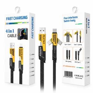 4-in-1 Fast Charging Multi Interface Cable – PD 27W
